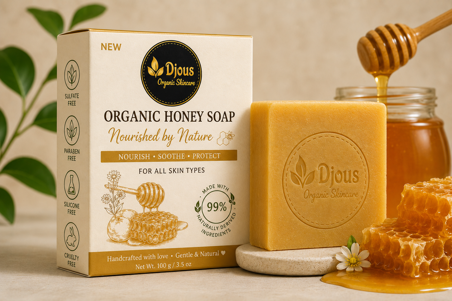 Organic Honey Soap